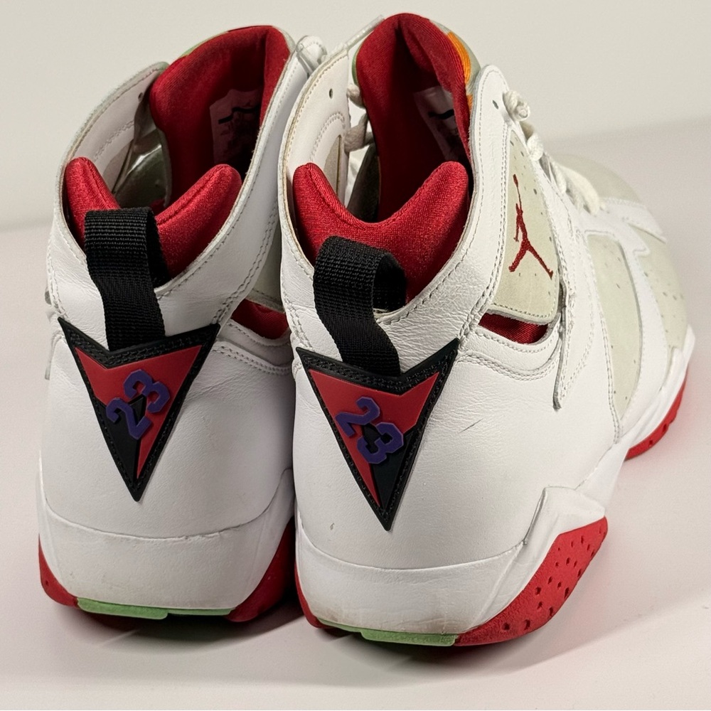 Air Jordan 7 Retro Hare White True Red Men's Size 12 - 304775-125 - Picture 13 of 13